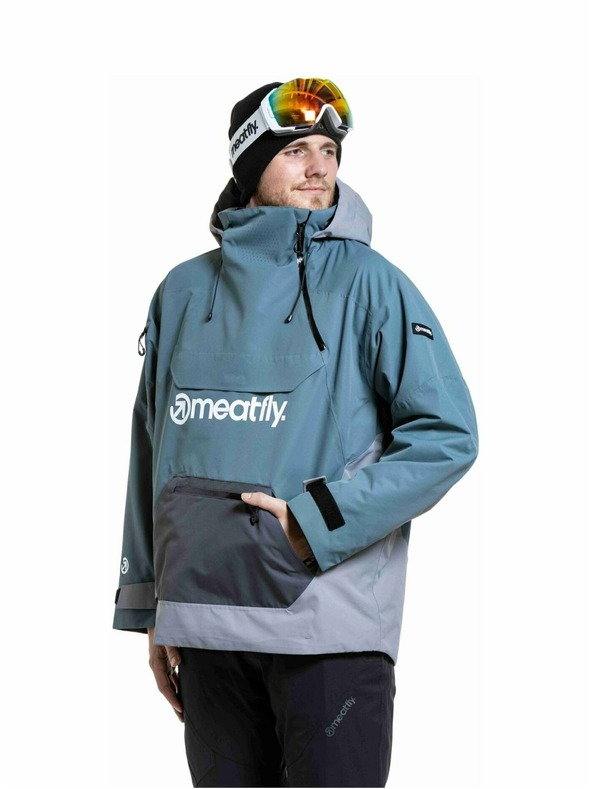 Meatfly Meatfly uniseks SNB & SKI jakna Maddie Blue Sea / Silver