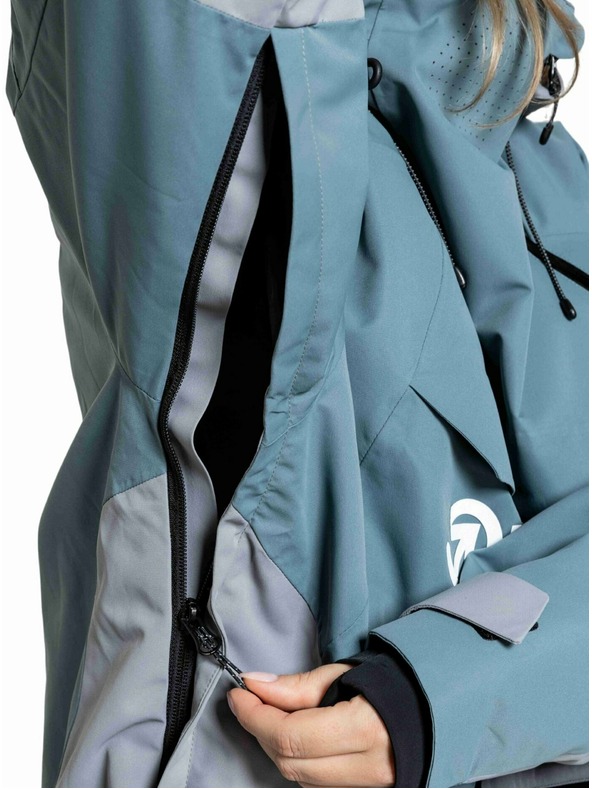 Meatfly Meatfly uniseks SNB & SKI jakna Maddie Blue Sea / Silver