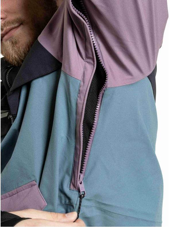 Meatfly Meatfly moška SNB & SKI jakna Zenith Blue Sea / Orchid