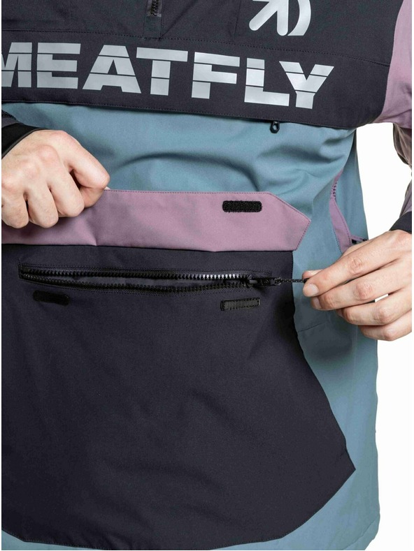Meatfly Meatfly moška SNB & SKI jakna Zenith Blue Sea / Orchid
