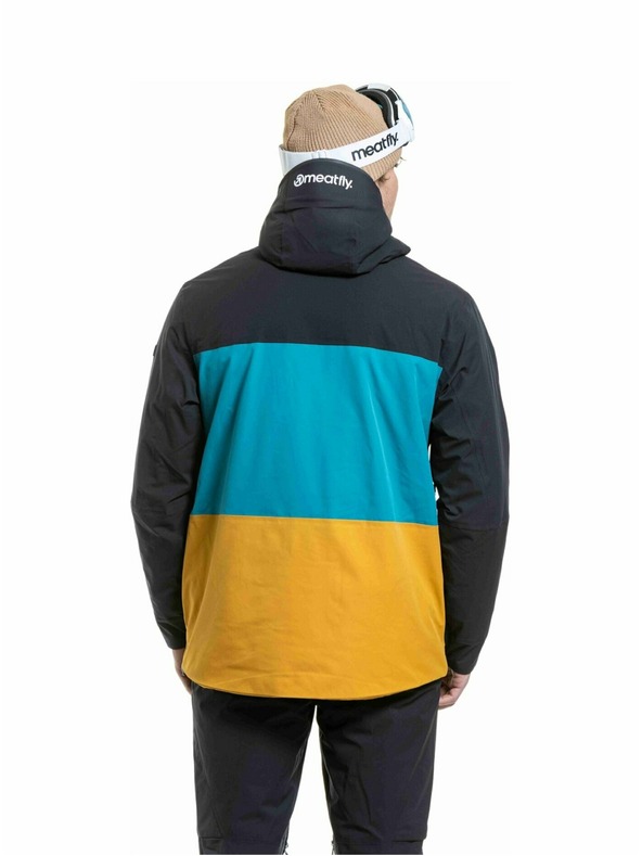 Meatfly Meatfly moška SNB & SKI jakna Manifold Black / Chai Tea