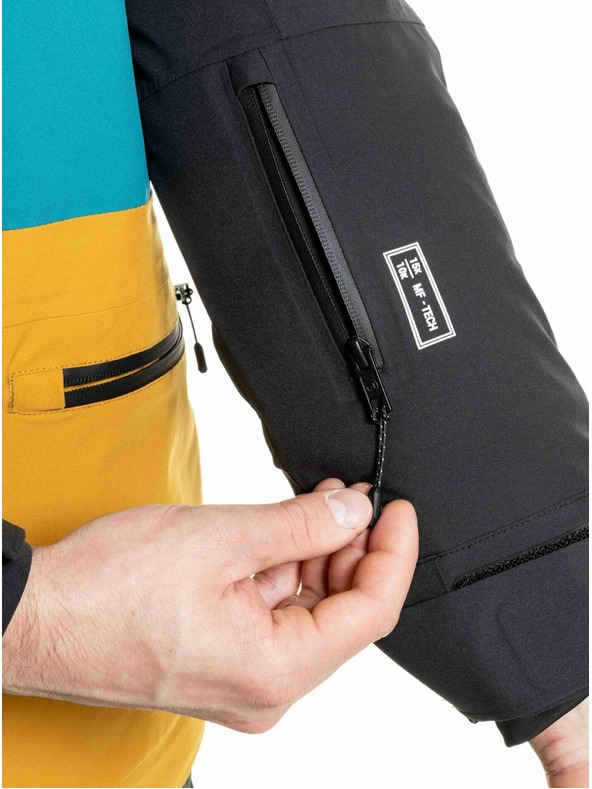 Meatfly Meatfly moška SNB & SKI jakna Manifold Black / Chai Tea