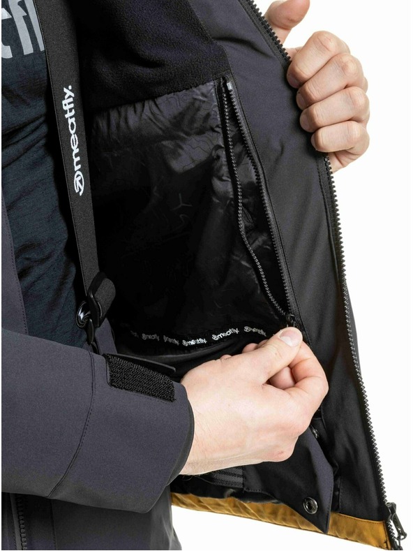 Meatfly Meatfly moška SNB & SKI jakna Manifold Black / Chai Tea