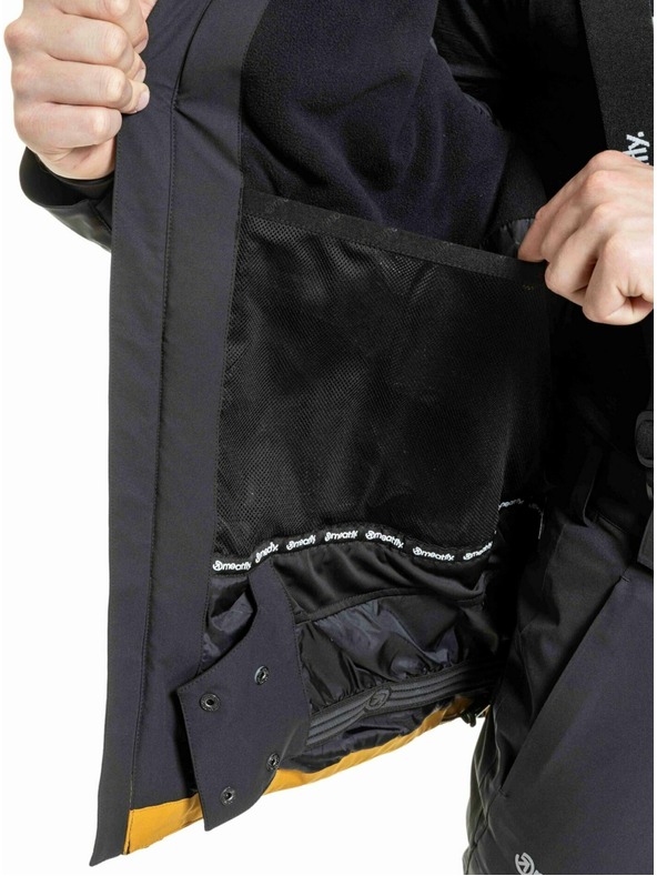 Meatfly Meatfly moška SNB & SKI jakna Manifold Black / Chai Tea