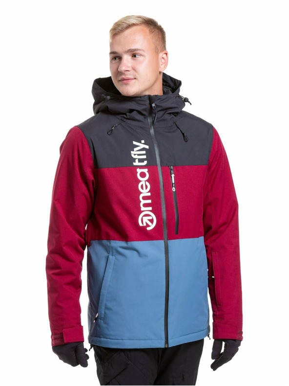 Meatfly Meatfly moška SNB & SKI jakna Manifold Beet Red/Slate Blue