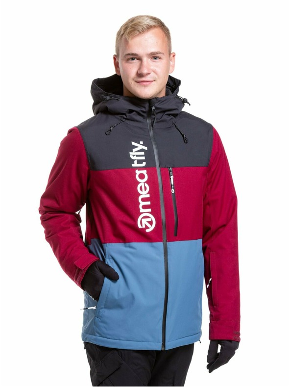 Meatfly Meatfly moška SNB & SKI jakna Manifold Beet Red/Slate Blue