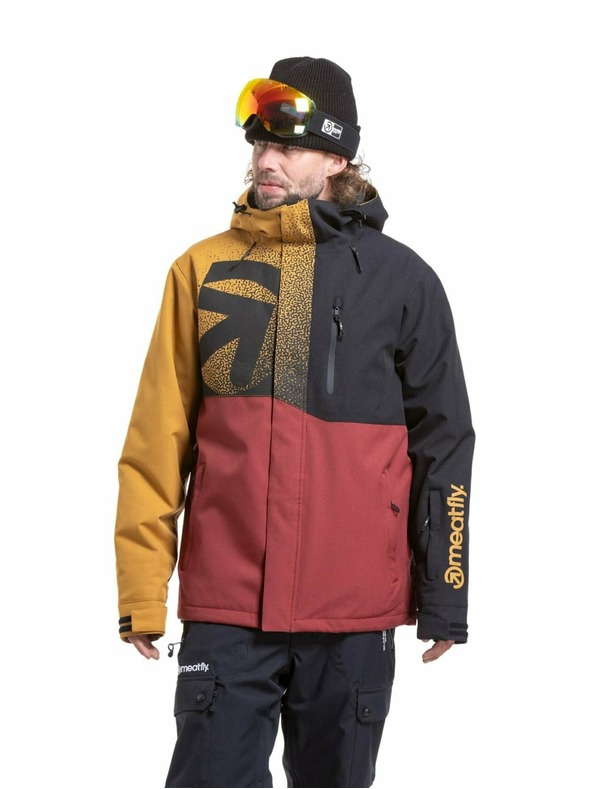Meatfly Meatfly moška SNB & SKI jakna Shader Wood / Merlot