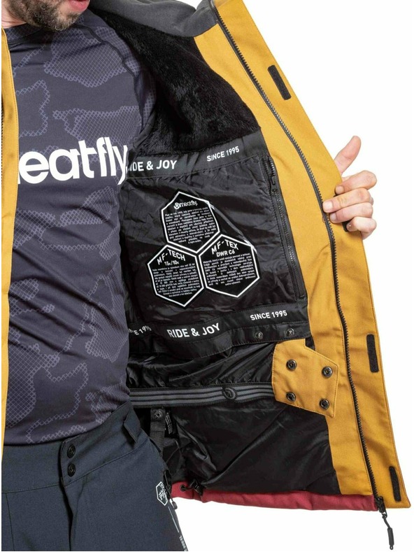 Meatfly Meatfly moška SNB & SKI jakna Shader Wood / Merlot