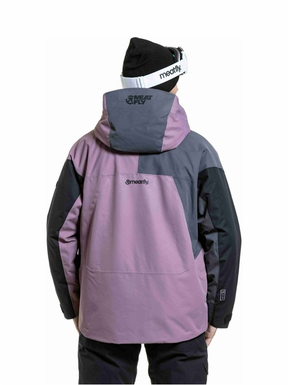 Meatfly Meatfly moška SNB & SKI jakna Shader Gray Dark / Orchid