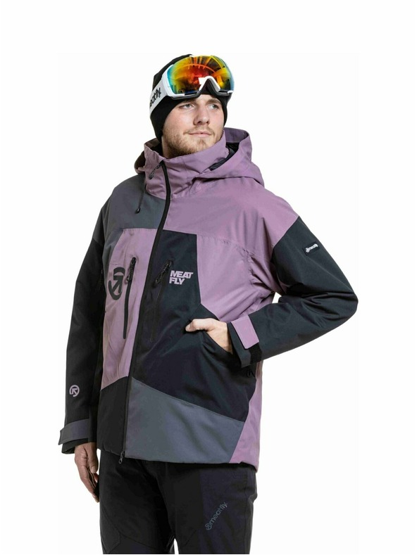 Meatfly Meatfly moška SNB & SKI jakna Shader Gray Dark / Orchid
