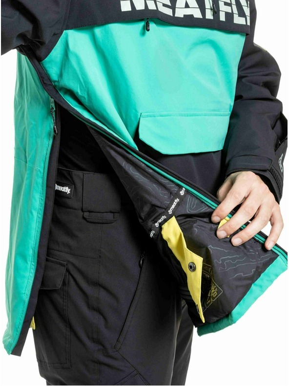 Meatfly Meatfly moška SNB & SKI jakna Zenith Columbia / Lime