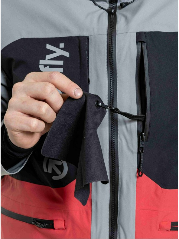 Meatfly Meatfly moška SNB & SKI jakna Manifold Silver / Red