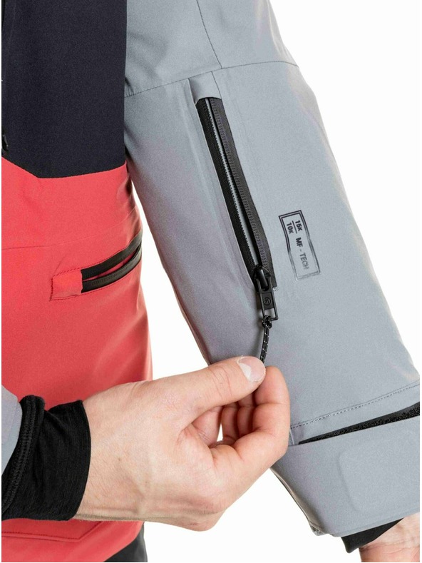 Meatfly Meatfly moška SNB & SKI jakna Manifold Silver / Red