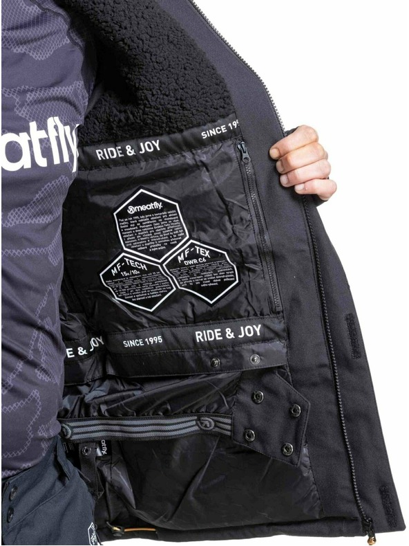 Meatfly Meatfly moški SNB & SKI jakna Vertigo Black