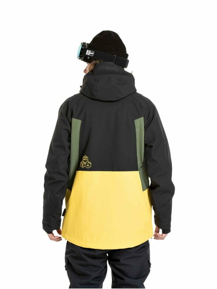 Meatfly Meatfly moška SNB & SKI jakna Cronos Black / Solar Power