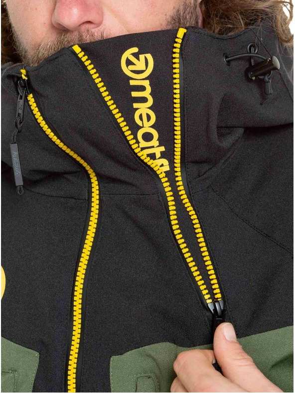 Meatfly Meatfly moška SNB & SKI jakna Cronos Black / Solar Power