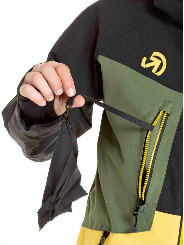 Meatfly Meatfly moška SNB & SKI jakna Cronos Black / Solar Power