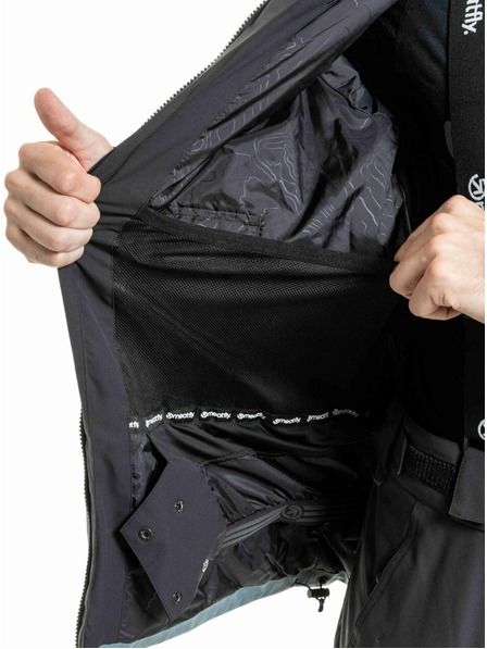 Meatfly Meatfly moška SNB & SKI jakna Cronos Black / Blue Sea