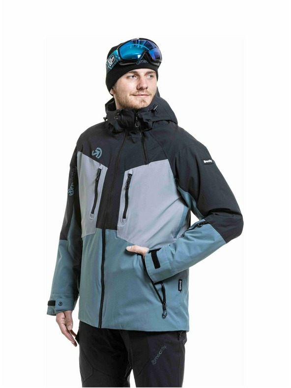 Meatfly Meatfly moška SNB & SKI jakna Cronos Black / Blue Sea