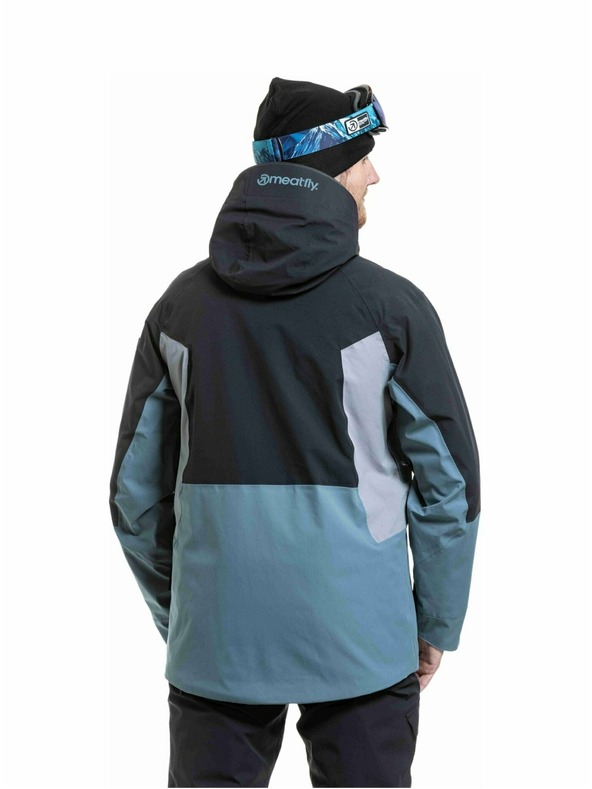 Meatfly Meatfly moška SNB & SKI jakna Cronos Black / Blue Sea