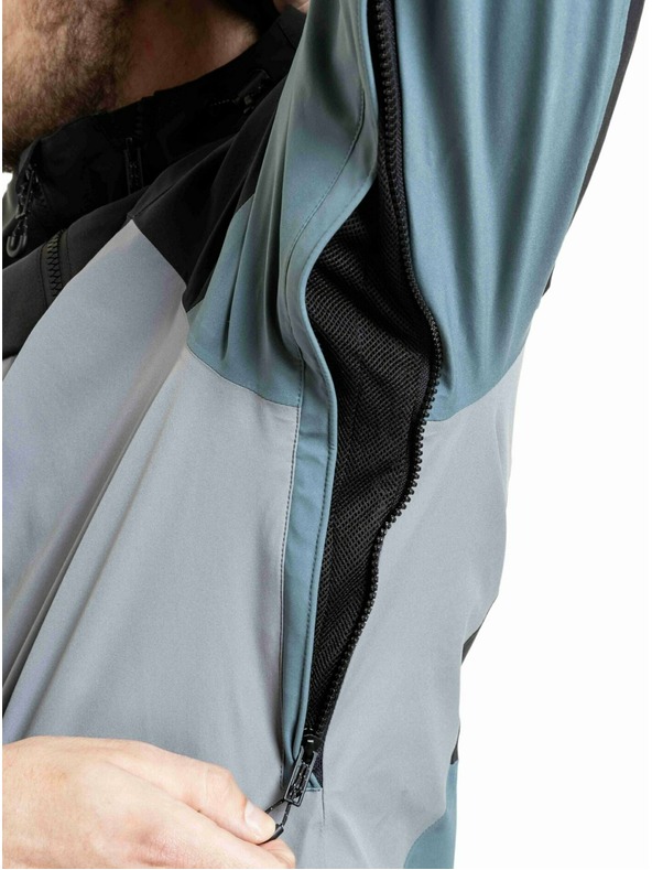 Meatfly Meatfly moška SNB & SKI jakna Cronos Black / Blue Sea