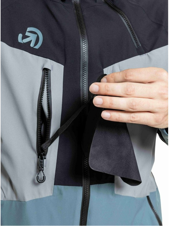 Meatfly Meatfly moška SNB & SKI jakna Cronos Black / Blue Sea