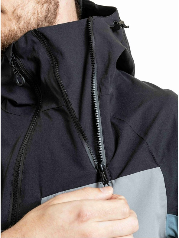 Meatfly Meatfly moška SNB & SKI jakna Cronos Black / Blue Sea