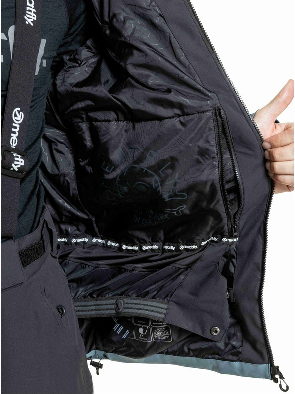 Meatfly Meatfly moška SNB & SKI jakna Cronos Black / Blue Sea
