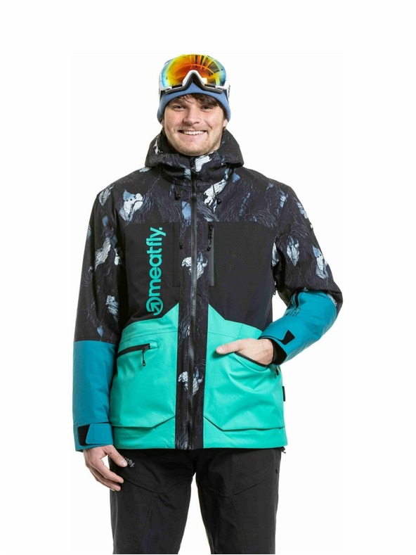 Meatfly Meatfly moška SNB & SKI jakna Manifold Deep Lake