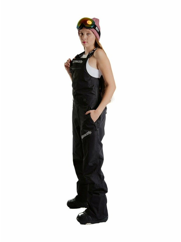 Meatfly Meatfly unisex SNB & SKI hlače s trakovi Kenny Black