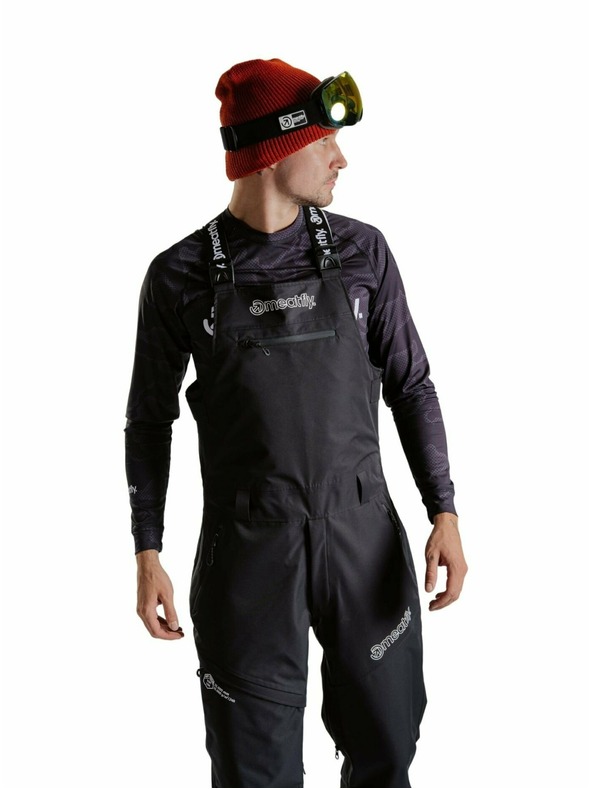 Meatfly Meatfly unisex SNB & SKI hlače s trakovi Kenny Black