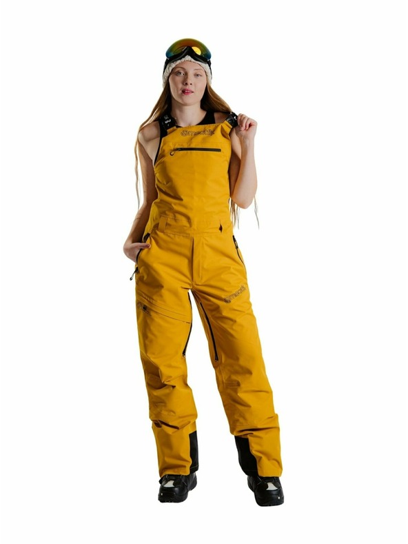 Meatfly Meatfly unisex SNB & SKI hlače s trakovi Kenny Chai Tea Latte