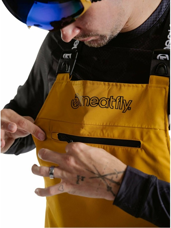 Meatfly Meatfly unisex SNB & SKI hlače s trakovi Kenny Chai Tea Latte