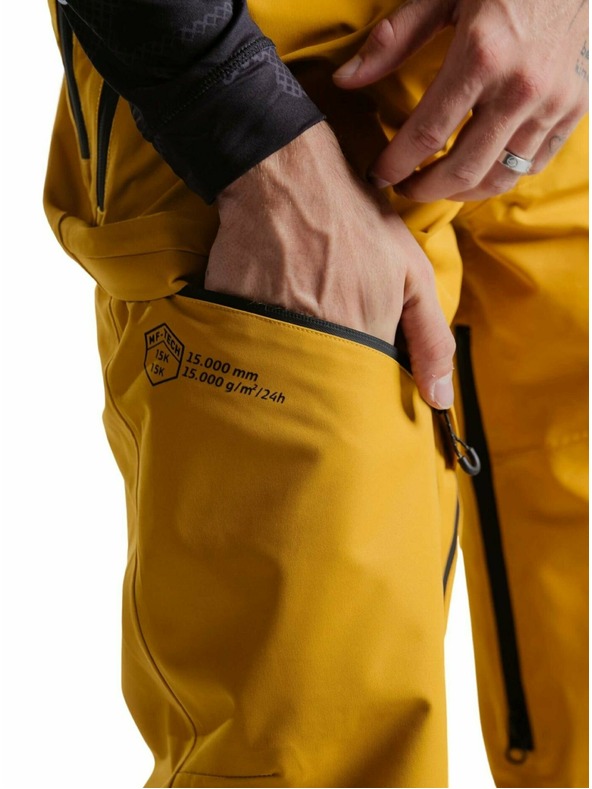 Meatfly Meatfly unisex SNB & SKI hlače s trakovi Kenny Chai Tea Latte