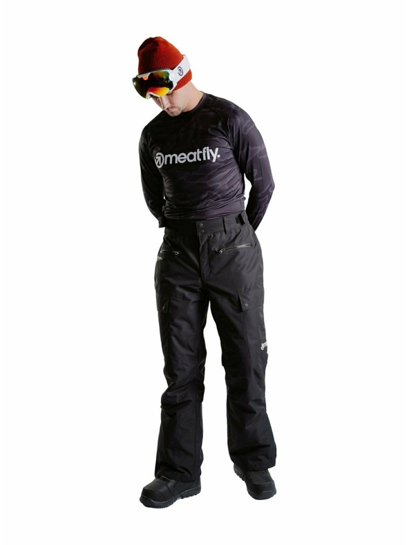 Meatfly Meatfly unisex SNB & SKI hlače Andry Black