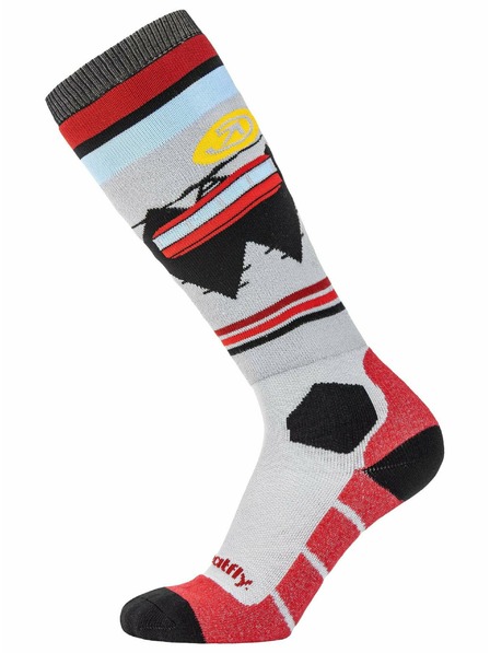 Meatfly Meatfly sNB & SKI nogavice Leeway Dark Red