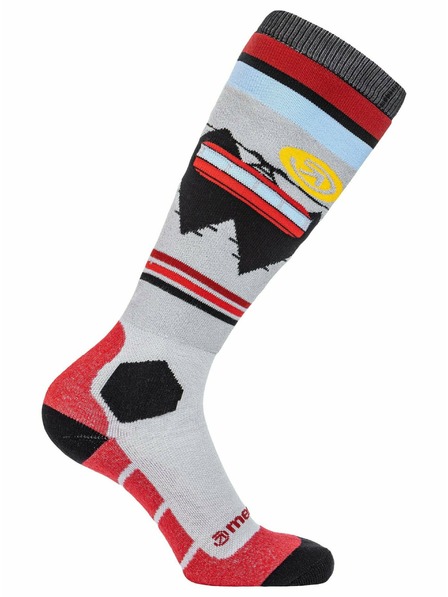 Meatfly Meatfly sNB & SKI nogavice Leeway Dark Red