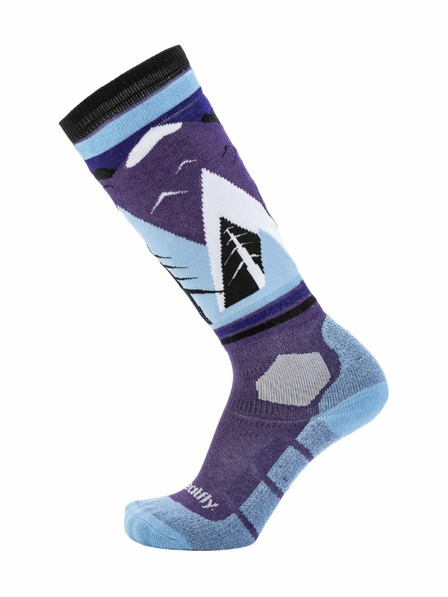 Meatfly Meatfly sNB & SKI nogavice Leeway Purple Mountains