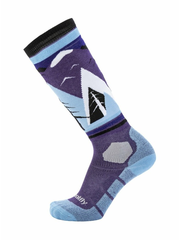 Meatfly Meatfly sNB & SKI nogavice Leeway Purple Mountains