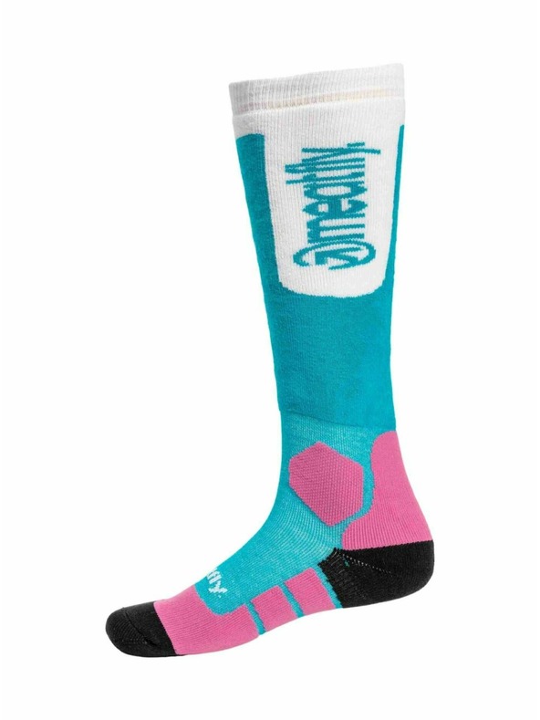 Meatfly Meatfly sNB & SKI nogavice Leeway Turquoise