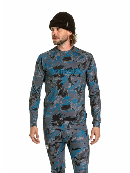 Meatfly Meatfly moško termo majico Avery Mossy Petrol