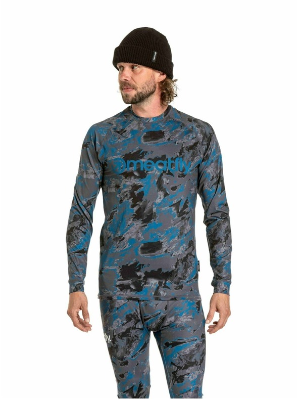 Meatfly Meatfly moško termo majico Avery Mossy Petrol