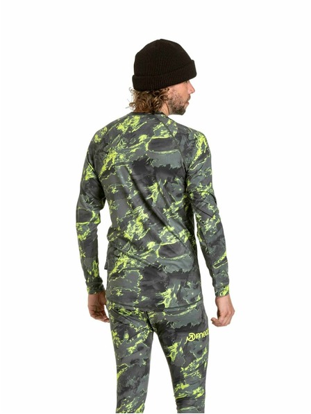 Meatfly Meatfly moško termo majico Avery Lime Mossy