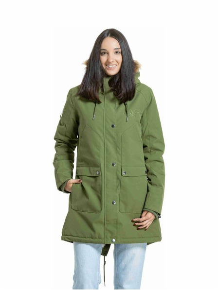 Meatfly Meatfly ženski parka Amber Olive Branch