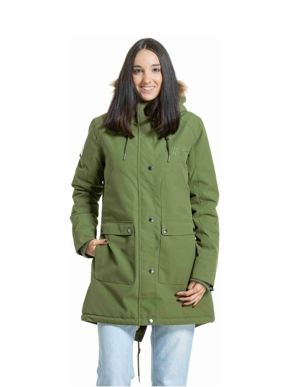 Meatfly Meatfly ženski parka Amber Olive Branch