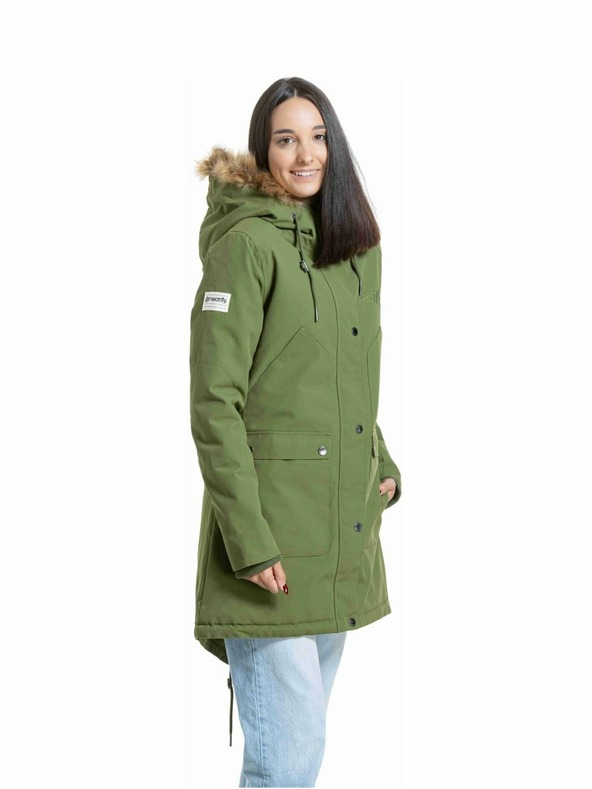 Meatfly Meatfly ženski parka Amber Olive Branch