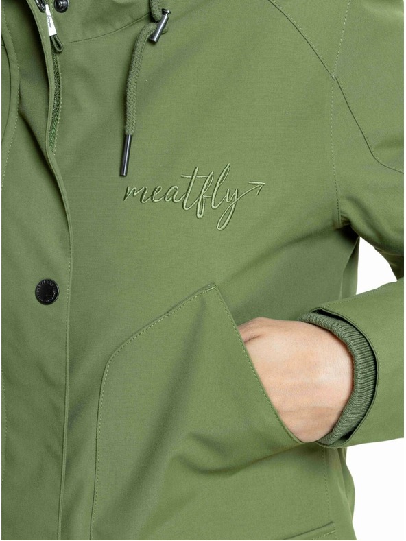 Meatfly Meatfly ženski parka Amber Olive Branch