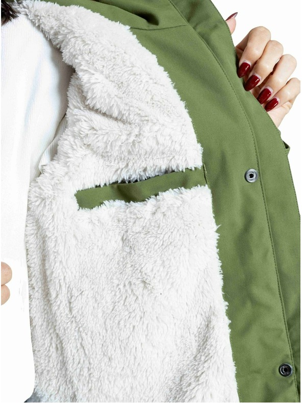 Meatfly Meatfly ženski parka Amber Olive Branch