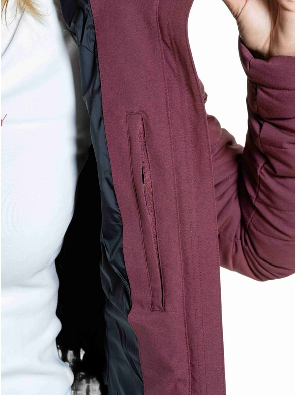 Meatfly Meatfly ženska zimska jakna Olympa Pomegranate