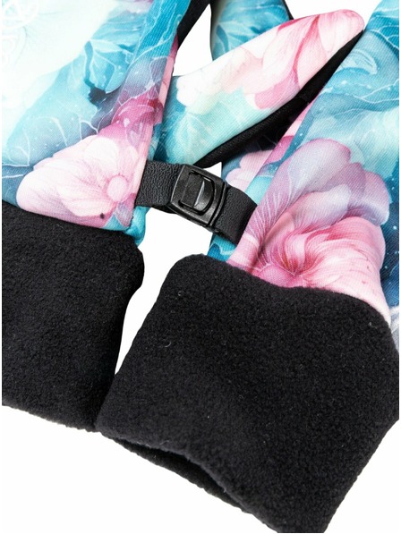 Meatfly Meatfly moške rokavice Ladies Powerstretch Pink Flowers